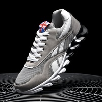 Chaussures de course sur route minimalistes unisexes en tissu mesh, basses, à lacets, respirantes, confortables, avec semelle intermédiaire EVA, pour le sport et la course printanière