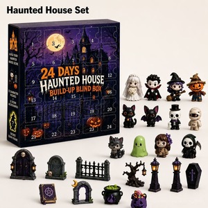Caja Sorpresa de Halloween con 24 Figuras Miniatura de Fantasmas y Calabazas para Niños - Decoración para Fiesta de Halloween, Juguete Coleccionable, Regalo Sorpresa - Product Image 4