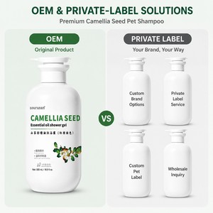 Champú <span class=keywords><strong>para</strong></span> Perros con Semillas de Camelia ZouRunAn, Producción OEM/ODM de Seis Pasos, Etiqueta Privada, Muestra, Llenado, Envío y Soporte - Product Image 2