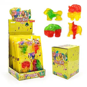 Série Animal Em Forma De Geleia Macia Halal Gummy Gel Doces E Doces