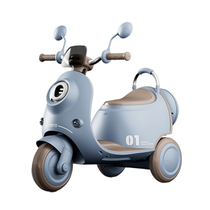 Moto électrique pour enfants, tricycle télécommandé, voiture jouet pour 2 à 4 ans, en plastique, unisexe, pour bébés et jeunes enfants, idéal pour le premier anniversaire - Product Image 1