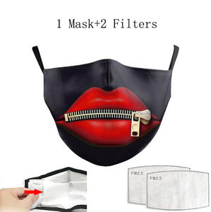 <span class=keywords><strong>Ghost</strong></span> Mouth Polyester Halloween Cosplay Costume Props Scary & Weird Warm Dust Mask for Party Perfect Fitting Prank Mask - Product Image 2