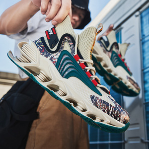 Chaussures de sport pour hommes, nouvelles chaussures de course à hauteur accrue <span class=keywords><strong>2021</strong></span>, chaussures décontractées pour hommes, absorption des chocs, chaussures de <span class=keywords><strong>basket</strong></span>-ball d'été - Product Image 3