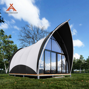 Kawagebo Kamp Premium C300 Plus Tente <span class=keywords><strong>de</strong></span> luxe pour le glamping et le safari Tente imperméable double couche en forme <span class=keywords><strong>de</strong></span> voilier pour hôtel - Product Image 1