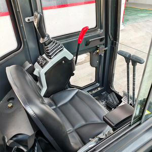 Spedizione gratuita Grapple Digger Mini escavatore Bagger con cabina KUBOTA motore diesel cingolato Pelle per la vendita - Product Image 5