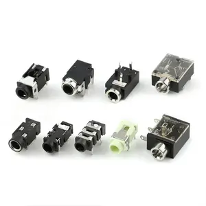 3/4/6/8 Pins 1/8" 1/8 Inch PCB Female 3.5mm Panel Stereo Audio Jacks 3.5 Mm Headphone Sockets Connector