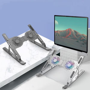 مراوح تبريد <span class=keywords><strong>2</strong></span> RGB قابلة للطي من سبائك الألومنيوم قابلة للتعديل بحامل لوحي - Product Image 6