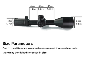 Mira Telescópica BANGBANG 4-27X56 SFIR FFP, Tubo de 30 mm, Óptica de Caza Ajustable HD con Enfoque Lateral para Observación de Vida Silvestre - Product Image 5