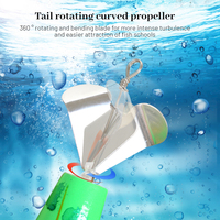Tolure OEM nouveau style 75mm30g leurres artificiels de pêche en bois de haute qualité avec lame rotative