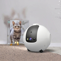 Jouet robot IA connecté pour animaux de compagnie, intelligent et automatique, avec laser pour chien et chat, caméra HD, en plastique, style classique et simple, vente en gros