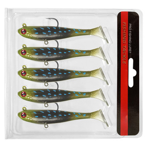 Leurre souple coulant réaliste de 9 cm et 12,5 g avec queue de pagaie, noyau en plomb, pour la pêche en toutes profondeurs, vente en gros avec étui en <span class=keywords><strong>plastique</strong></span> - Product Image 3