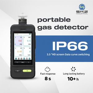 Analizador de Sulfuro de Hidrógeno SKZ1050E-<span class=keywords><strong>H2S</strong></span> con Certificación CE, Monitor de <span class=keywords><strong>H2S</strong></span> de 0.01ppm, 0.1ppm, 1ppm, <span class=keywords><strong>Detector</strong></span> de Fugas de <span class=keywords><strong>Gas</strong></span> <span class=keywords><strong>H2S</strong></span> - Product Image 1
