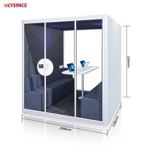 Office Pod Public Privacy Calling Phone Booth Small <strong>Telephone</strong> Pods Aluminum Massage Bed Desk <strong>Chair</strong> Customized Room - Product Image 1