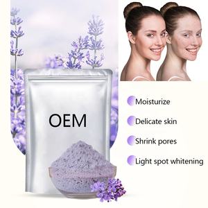 Maschera Viso OEM alla Lavanda con Vitamina <span class=keywords><strong>C</strong></span> Anti-Età, Controllo del Sebo e Idratazione, Peeling Spa per Sbiancamento della Pelle, Polvere per Maschera Facciale - Product Image 2