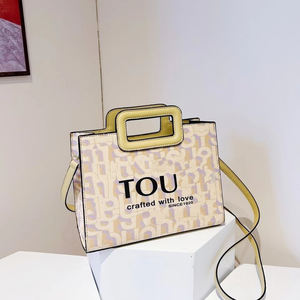 Nuevo bolso tote con estampado de letras estilo Touses, bolso de hombro y <span class=keywords><strong>bandolera</strong></span> para mujer. - Product Image 5