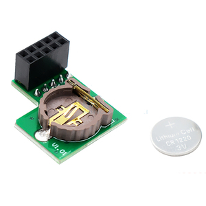 #44157 DS1307 <span class=keywords><strong>Raspberry</strong></span> <span class=keywords><strong>Pi</strong></span> RTC Đồng hồ thời gian thực mô-đun có thể thay thế pin IIC I2C cổng nối tiếp - Product Image 2