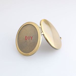 Espejo de Maquillaje Portátil con Logotipo Personalizado, Mini Espejo Cosmético de Bolsillo, Espejo Compacto Plegable de Doble Cara, Herramientas de Belleza para Chicas - Product Image 5