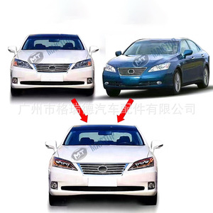 Faros delanteros Lexus ES (ES350/300, 2007-2012) con triple lente, LED, rojo/azul-blanco. - Product Image 5