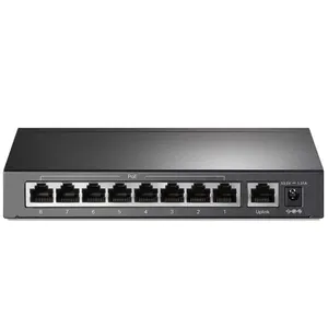 TP-Link 9 portas Fast Ethernet 100Mbps PoE industrial poe switch ethernet rj45 poe com 8 portas 62W para escritório e casa TL-SF1009P