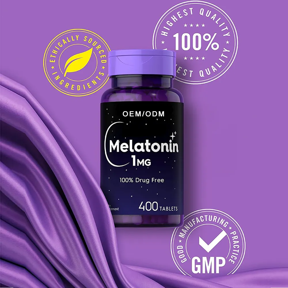 OEM Melatonin Tablets 10mg Deep Sleep Tablet Natural Melatonin Sleeping Tablets Pills Supplement For Adult