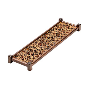 Walnut Wood Dry Brewing <b>Tray</b> Solid Wood Hand Cut Small <b>Tea</b> <b>Tray</b> For Kung Fu <b>Tea</b> Set Chinese Creative Design Home Use - Product Image 5