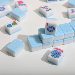 Budget American <b>Mahjong</b> Game <b>Set</b> Durable Scratch Resistant Tiles Simple Style for Family Gathering and Daily Entertainment - Product Image 2