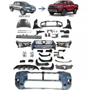 Nuevo Kit de Carrocería Estilo Rocco 2021 para Hilux <span class=keywords><strong>Vigo</strong></span> 2004-2015 con Faros LED de Alta Calidad y Parachoques - Product Image 1