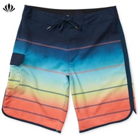 Shorts de bain 100% polyester pour hommes, shorts de plage, vêtements de plage, shorts de bain imprimés par sublimation, séchage rapide, vente en gros, décontractés