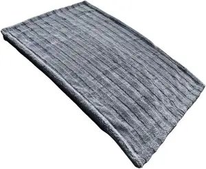 כפול שכבות ללא קצה היברידי מיקרו טוויסט רכב Microfibre אולטימטיבי ייבוש מגבת 1000GSM 50x80cm