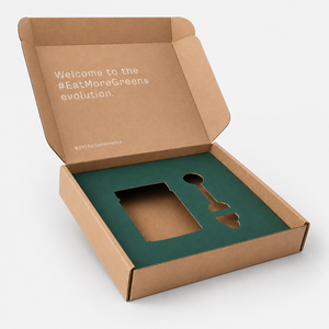 Kraft Corrugated Mailer Box With Custom Kraft Corrugated <b>Insert</b>, Canned Food Gift Set Packaging Box - Product Image 2