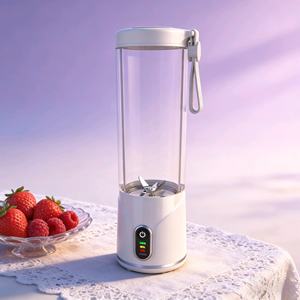 Extracteur de jus silencieux rechargeable par USB, modèle à bec verseur, 550 ml - Portable pour la salle de sport et les trajets quotidiens - Product Image 1