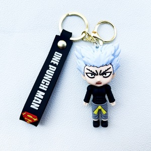 Phim hoạt hình anime một cú đấm siêu nhân qiyu đói Sói Silicone Búp Bê Móc Khóa Mặt dây chuyền Xe móc Khóa Nhẫn món quà nhỏ - Product Image 5