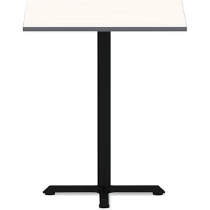 Alera ALETBH423B Base de table en acier à colonne unique, série Hospitality, 27,5 po. X 40,38 pouces 300 livres. Tables de restaurant de grande capacité - Product Image 2