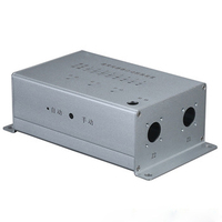 Boîtier en aluminium anodisé sur mesure, petit format, pour instrument électronique, boîtier de circuit imprimé, boîtier métallique, montage en rack, IP54, noir