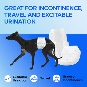 Couches jetables <span class=keywords><strong>pour</strong></span> chiens mâles, taille élastique, réglables avec fermeture auto-agrippante, <span class=keywords><strong>pour</strong></span> l'incontinence - Product Image 1