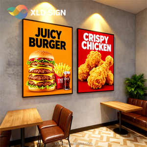 Tùy chỉnh A1 <span class=keywords><strong>A2</strong></span> A3 A4 siêu mỏng hộp đèn <span class=keywords><strong>LED</strong></span> quảng cáo Acrylic hiển thị áp phích dấu hiệu Snap khung <span class=keywords><strong>Led</strong></span> Slim hộp Đèn - Product Image 2