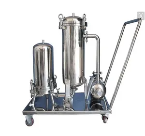 Beer filtering filter equipment system and stainless steel wine filtering equipment for wine