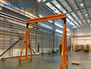 Mini grue à portique portable avec moteur, capacité de 0,5 à 2 tonnes, hauteur de levage de 1 à 5 mètres, pour entrepôt et usine - Product Image 4