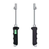 Manomètre numérique de pression des pneus haute performance 0-230 PSI avec écran LCD rétroéclairé et lampe torche en acier inoxydable pour camion, camping-car, voiture, moto, vélo
