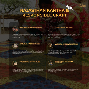 Cuaderno de Papel Hecho a Mano con Cubierta de Tela Kantha Amarilla Bordada, Diario Ecológico Artesanal (9 x 7 pulgadas) - Product Image 4