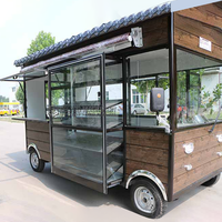 Kiosque de distribution d'aliments, 10 pouces, 4 roues, support pour chien chaud, chariot de distribution, glaces camion Dessert, Halal boulettes, Mobile