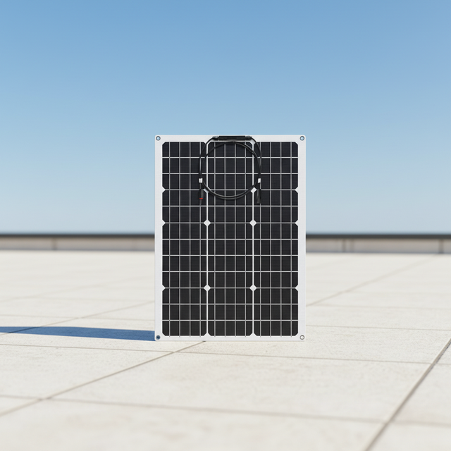 Ultra Light Weight Monocrystalline Cell ETFE Flexible Solar Panel 30W 50W Small Size Portable for Marine Boat Outdoor Use