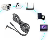 Cable de Extensión de Alimentación con Conector Hembra DC3.5*1.35mm a Conector Macho en Ángulo Recto para Cargador de Laptop y Cámara de Seguridad CCTV