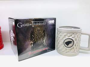 <span class=keywords><strong>Mug</strong></span> en céramique et tasses à café Game of Thrones GTK35 rouge et gris pour les fans de la série télévisée, articles de collection, cadeaux - Product Image 3