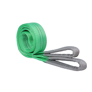 Eslinga Plana de Poliéster de Alta Resistencia <span class=keywords><strong>con</strong></span> Dos Lazos y Accesorios de Acero para Elevación y <span class=keywords><strong>Amarre</strong></span> Marino - Product Image 6