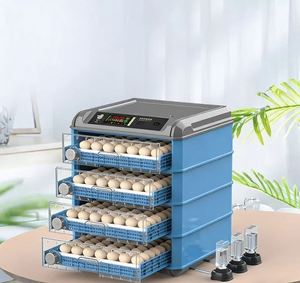Incubateur entièrement automatique Zhanbang, petit modèle, taux d'éclosion de 96 % pour œufs de poulet, canard, oie, dinde, reptiles - Retournement automatique des œufs, nouveau modèle - Product Image 3