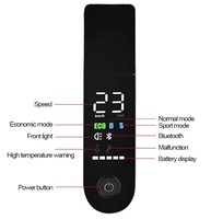 Skuter mi M365 Pro lipat harga murah, kick scooter listrik dengan fungsi konsol LCD digital APP 8.5 inci