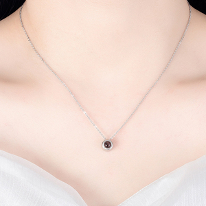 Nuova Collana con Ciondolo Proiettore '<span class=keywords><strong>Ti</strong></span> <span class=keywords><strong>Amo</strong></span>' in 100 Lingue, Regalo Elegante per Donne - Product Image 4