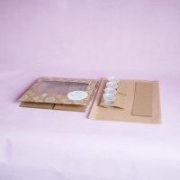 Boîte pliante en papier colorée pour vente en gros, idéale pour les fêtes, le thé de l'après-midi, les gâteaux aux fruits, les plateaux de traiteur et l'emballage alimentaire