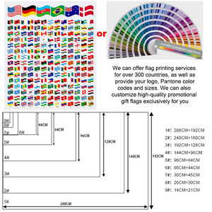 Bandiera Personalizzata 3x5ft <span class=keywords><strong>One</strong></span> <span class=keywords><strong>Piece</strong></span> in 100% Poliestere Stampata Digitalmente Fronte-Retro per Promozione - Product Image 4
